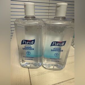 Purell Advanced Hand Sanitizer Gel - 1 Liter each (2 total) Gel- NEVER USED